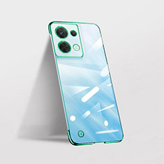 Carcasa Dura Cristal Plastico Funda Rigida Sin Marco Transparente H03 para Xiaomi Redmi Note 13 5G Verde