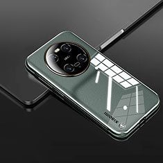 Carcasa Dura Cristal Plastico Funda Rigida Sin Marco Transparente H04 para Xiaomi Mi 13 Ultra 5G Verde