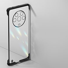Carcasa Dura Cristal Plastico Funda Rigida Sin Marco Transparente H07 para Huawei Honor Magic4 5G Negro