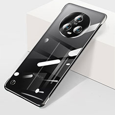 Carcasa Dura Cristal Plastico Funda Rigida Sin Marco Transparente para Huawei Honor Magic5 5G Negro