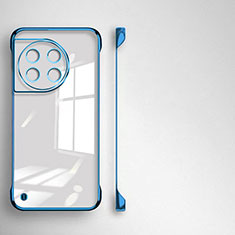 Carcasa Dura Cristal Plastico Funda Rigida Sin Marco Transparente para OnePlus 11 5G Azul
