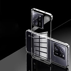 Carcasa Dura Cristal Plastico Funda Rigida Sin Marco Transparente T02 para Xiaomi Mi 13T 5G Claro