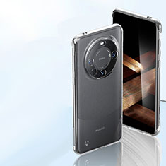 Carcasa Dura Cristal Plastico Funda Rigida Sin Marco Transparente T03 para Huawei Mate 60 Pro Claro