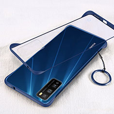 Carcasa Dura Cristal Plastico Funda Rigida Transparente H01 para Huawei Enjoy Z 5G Azul