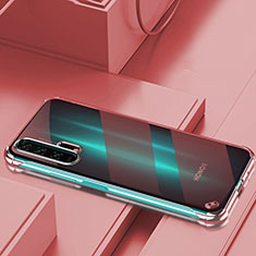 Carcasa Dura Cristal Plastico Funda Rigida Transparente H01 para Huawei Honor 20 Pro Rojo