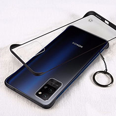 Carcasa Dura Cristal Plastico Funda Rigida Transparente H01 para Huawei Honor Play4 Pro 5G Negro