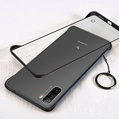 Carcasa Dura Cristal Plastico Funda Rigida Transparente H01 para Huawei Mate 40 Lite 5G Negro