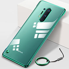 Carcasa Dura Cristal Plastico Funda Rigida Transparente H01 para OnePlus 8 Pro Verde