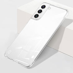 Carcasa Dura Cristal Plastico Funda Rigida Transparente H01 para Samsung Galaxy S23 5G Claro
