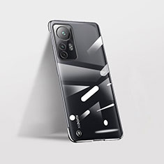 Carcasa Dura Cristal Plastico Funda Rigida Transparente H01 para Xiaomi Mi 12 Pro 5G Negro