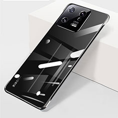 Carcasa Dura Cristal Plastico Funda Rigida Transparente H01 para Xiaomi Mi 13 5G Negro