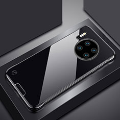 Carcasa Dura Cristal Plastico Funda Rigida Transparente H02 para Huawei Mate 30 5G Negro