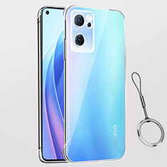 Carcasa Dura Cristal Plastico Funda Rigida Transparente H02 para Oppo Reno7 SE 5G Claro