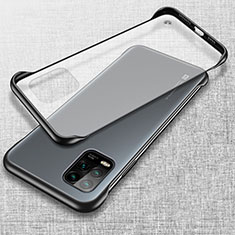 Carcasa Dura Cristal Plastico Funda Rigida Transparente H02 para Xiaomi Mi 10 Lite Negro
