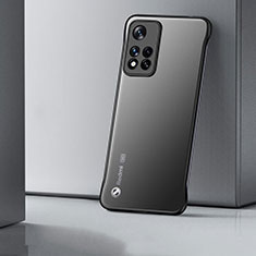 Carcasa Dura Cristal Plastico Funda Rigida Transparente H02 para Xiaomi Mi 11i 5G (2022) Negro