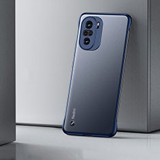 Carcasa Dura Cristal Plastico Funda Rigida Transparente H02 para Xiaomi Mi 11X 5G Azul