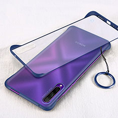 Carcasa Dura Cristal Plastico Funda Rigida Transparente H03 para Huawei Y9s Azul