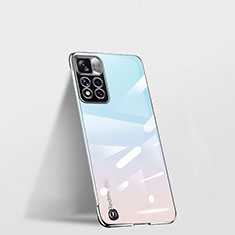 Carcasa Dura Cristal Plastico Funda Rigida Transparente H03 para Xiaomi Redmi Note 11 Pro+ Plus 5G Negro