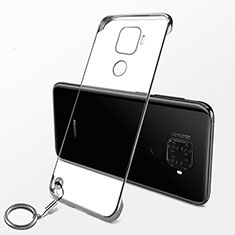 Carcasa Dura Cristal Plastico Funda Rigida Transparente H04 para Huawei Nova 5z Plata