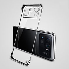 Carcasa Dura Cristal Plastico Funda Rigida Transparente H04 para Xiaomi Mi 11 Ultra 5G Plata