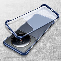 Carcasa Dura Cristal Plastico Funda Rigida Transparente H04 para Xiaomi Mi 12 Ultra 5G Azul