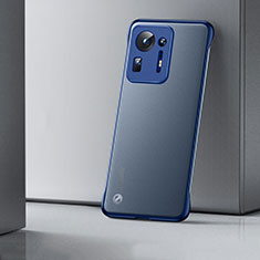 Carcasa Dura Cristal Plastico Funda Rigida Transparente H04 para Xiaomi Mi Mix 4 5G Azul