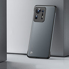 Carcasa Dura Cristal Plastico Funda Rigida Transparente H04 para Xiaomi Mi Mix 4 5G Negro