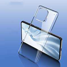 Carcasa Dura Cristal Plastico Funda Rigida Transparente H05 para Xiaomi Mi 11 Pro 5G Negro