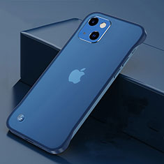 Carcasa Dura Cristal Plastico Funda Rigida Transparente H06 para Apple iPhone 13 Azul