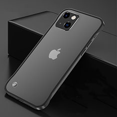 Carcasa Dura Cristal Plastico Funda Rigida Transparente H06 para Apple iPhone 14 Plus Negro