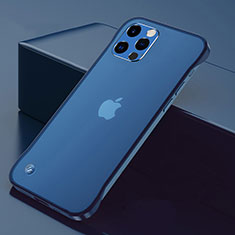 Carcasa Dura Cristal Plastico Funda Rigida Transparente H07 para Apple iPhone 13 Pro Max Azul