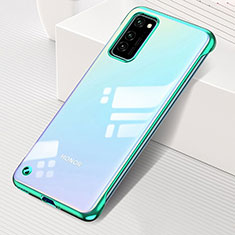 Carcasa Dura Cristal Plastico Funda Rigida Transparente S01 para Huawei Honor V30 Pro 5G Verde