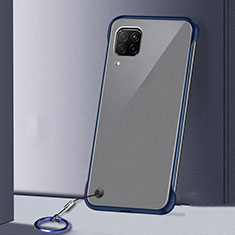 Carcasa Dura Cristal Plastico Funda Rigida Transparente S01 para Huawei Nova 6 SE Azul