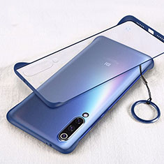 Carcasa Dura Cristal Plastico Funda Rigida Transparente S01 para Xiaomi Mi A3 Azul