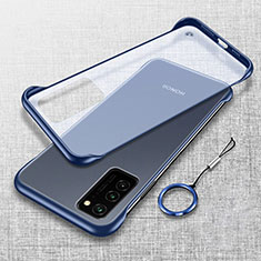 Carcasa Dura Cristal Plastico Funda Rigida Transparente S02 para Huawei Honor V30 Pro 5G Azul