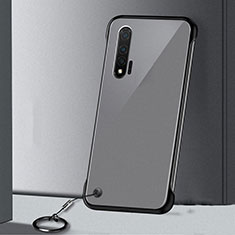 Carcasa Dura Cristal Plastico Funda Rigida Transparente S02 para Huawei Nova 6 5G Negro