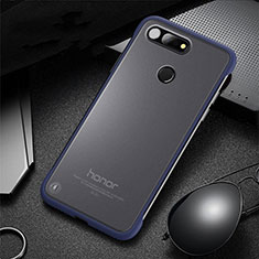 Carcasa Dura Cristal Plastico Funda Rigida Transparente S03 para Huawei Honor V20 Azul