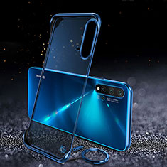 Carcasa Dura Cristal Plastico Funda Rigida Transparente S04 para Huawei Nova 5 Azul