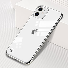 Carcasa Dura Cristal Plastico Funda Rigida Transparente S05 para Apple iPhone 11 Blanco