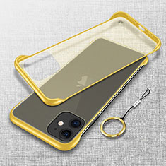 Carcasa Dura Cristal Plastico Funda Rigida Transparente S06 para Apple iPhone 11 Amarillo