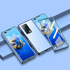 Carcasa Dura Cristal Plastico Rigida Transparente AC5 para Huawei Mate X2 Azul