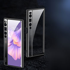 Carcasa Dura Cristal Plastico Rigida Transparente C01 para Huawei Mate Xs 2 Negro