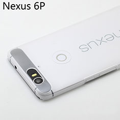 Carcasa Dura Cristal Plastico Rigida Transparente para Google Nexus 6P Claro
