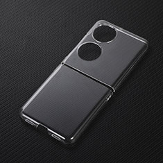 Carcasa Dura Cristal Plastico Rigida Transparente para Huawei P50 Pocket Claro