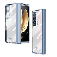 Carcasa Dura Cristal Plastico Rigida Transparente ZL3 para Huawei Honor Magic V 5G Azul
