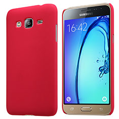 Carcasa Dura Plastico Rigida Mate M02 para Samsung Galaxy Amp Prime J320P J320M Rojo