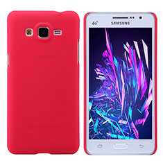 Carcasa Dura Plastico Rigida Mate M02 para Samsung Galaxy Grand Prime SM-G530H Rojo