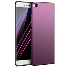 Carcasa Dura Plastico Rigida Mate M03 para Huawei P8 Morado