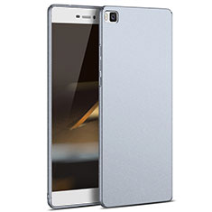 Carcasa Dura Plastico Rigida Mate M03 para Huawei P8 Plata