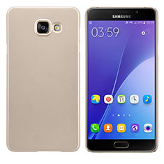 Carcasa Dura Plastico Rigida Mate M03 para Samsung Galaxy A7 (2016) A7100 Oro